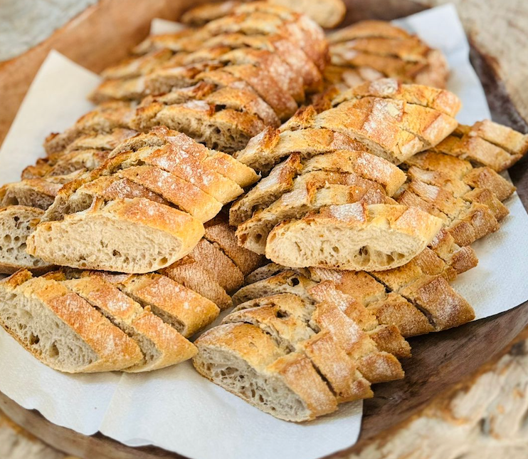 Sauerteigbaguette mit Buchweizen